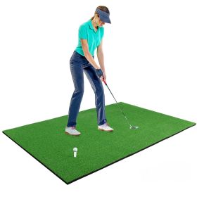 Golf Hitting Mats - 3.8x5 Artificial Turf Training Mat For Indoor-Outdoor Swing Practice