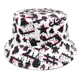Musical Note Pattern Printing Bucket Hat European And American Summer Outdoor Travel