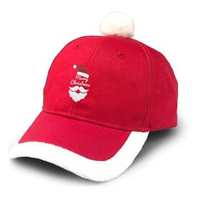 Vintage Santa Baseball Cap - Unisex Adult Adjustable Christmas Hat  Festive Headwear