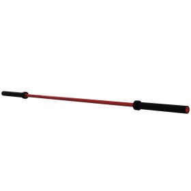 7.2ft Weight Bar, Olympic Bar with Rotating Sleeves, Non-Slip Knurling Grip, 1500lbs Weight Capacity, Red