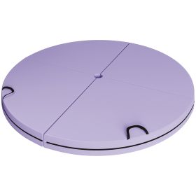 Foldable Crash Mat, Pole Padding with Carrying Handles and EPE Foam for Dance Training and Exercise, Purple
