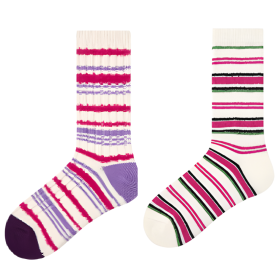 Renaissance Original Women's Mid-Calf Thermal Socks Fall And Winter Bone-Free Padded Minimalist Instagram-Style Socks For Women Set Of 2 Pairs