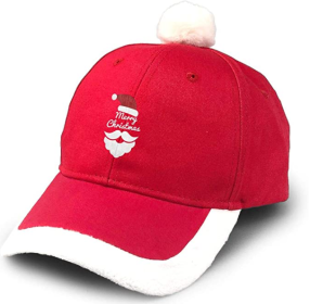 Merry Christmas Hat Unisex Vintage Adjustable Santa Baseball Cap