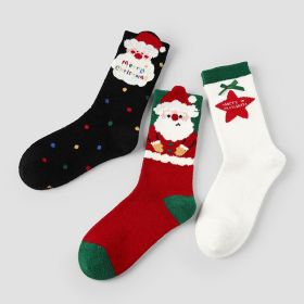 Holiday Collection Fall Or Winter Christmas Cotton Socks Women's Mid-Calf Socks With Festive Designs