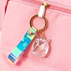 Kitten Liquid Keychain-4371