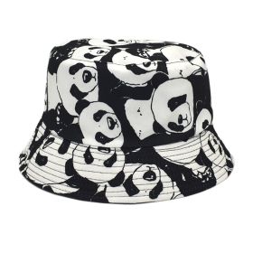 Double-sided Wear Bucket Outdoor Sun Hat (Option: White-M)