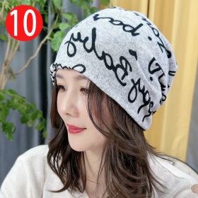 Cold-proof Twisted Hat Riding Fashion Scarf And Hat (Option: No 10-Free Size)