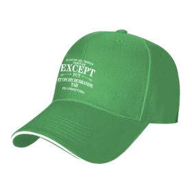Travel Sun Hat Student's Hat Sun Hat (Option: Green-One size)