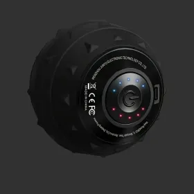Rechargeable High Intensity Vibration Massage Ball For Muscle And Fitness, Electric Fascia Release For Neck, Back And Feet, USB Charging, For Heel Pai (Option: Black)