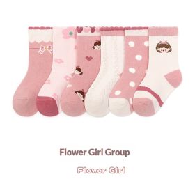 Cartoon stockings (Option: Pink Girl-L)