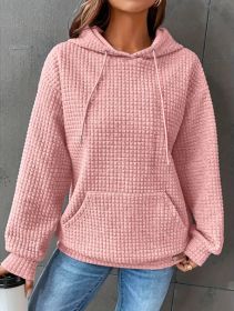 Fashionable And Individualistic Solid-color Women's Sweatshirt (Option: Pink-S)