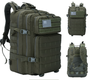 Outdoor Mountaineering Bag Tactical Leisure Bag Army Fan Travel Computer Bag Individual Soldier Package (Option: Military green)