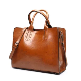 Sofia Spanish Trunk Tote (Option: Brown has logo)