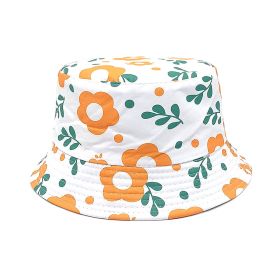 Fisherman Boys And Girls Printing Bucket Hat (Option: White-52to54CM)