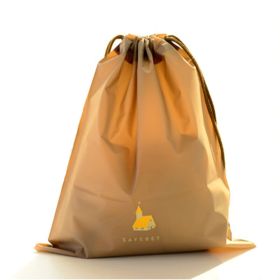 Animal Printing Large Capacity Drawstring Lazy Cosmetic Storage Bag (Option: Medium Brown)