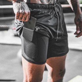 Pocket Compression Shorts (Option: Black black-XL)