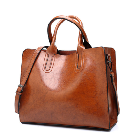 Sofia Spanish Trunk Tote (Option: Brown)