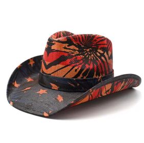 Summer Outdoor Ethnic Style Fedora Hat West (Option: R15B-Free Size)