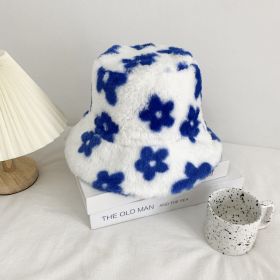 Autumn And Winter New Women's Warm Plush Hat (Option: Royal Blue-Adjustable)