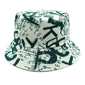 Hat Letter Graffiti Fisherman (Option: Dark Green-M)