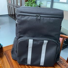 Large Capacity Refrigerated Backpack Picnic Insulation (Option: Black)