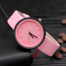 Creative ladies quartz watch (Option: Pink)