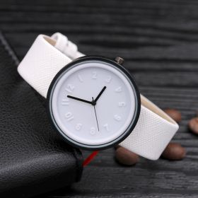 Creative ladies quartz watch (Option: White)