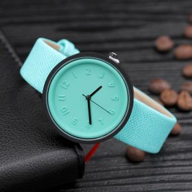 Creative ladies quartz watch (Option: Mint green)