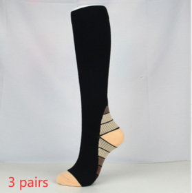 Sports Fitness Camouflage Gradient Football Socks Elastic Socks (Option: Yellow-S  M-3pairs)