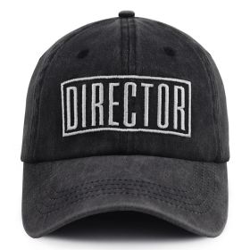 2pcs Director Filmmaker Hats For Women Men, Adjustable Embroidered Wash Cotton Baseball Cap (Option: 1pcs)