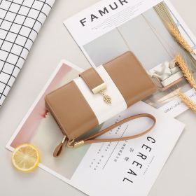 Anti Theft Brush European And American Large Capacity Handbag (Option: Khaki)