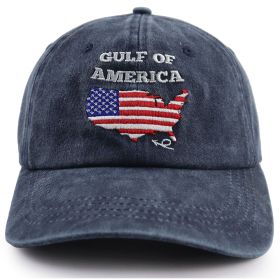 2pcs Gulf Of America Hat For Men Women, American Flag Gulf Of Mexico Hat, USA Patriotic Decorations Baseball Cap, Birthday Gifts For Dad Mom Friend Ve (Option: 1pcs)