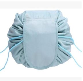 Animal Printing Large Capacity Drawstring Lazy Cosmetic Storage Bag (Option: Grayblue)
