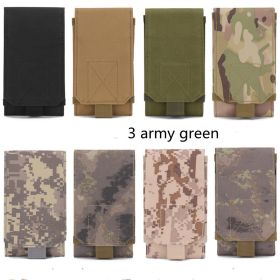 Molle Mobile Phone Bag Waist Bag Men's Sports Running Coin Purse Universal Multifunctional Vertical Belt Portable Wear Belt (Option: 3style-One size)