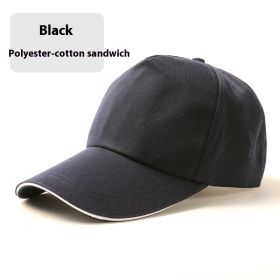 Travel Sun Hat Student's Hat Sun Hat (Option: Polyester Cotton Black)