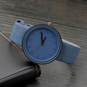 Creative ladies quartz watch (Option: Ink blue)