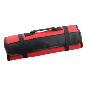 Portable Multifunctional Reel Type Hardware Tool Bag (Option: Red)