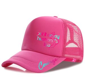 Men's Casual Baseball Cap (Option: Pink)