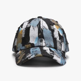 Men's Outdoor Travel Individual Breathable Soft Top Baseball Cap (Option: Black-Adjustable)