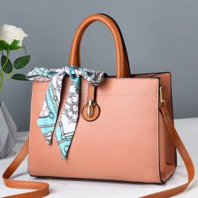 Trendy Fashion Women Crossbody Bag - Trend Shoulder Hand Bag Designer Women's Tote Bags Custom Wholesale Large Capacity Handbags (Option: Pink)