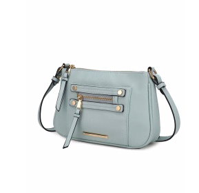 MKF Collection Essie Crossbody Handbag Vegn Leather By Mia K (Option: Seafoam)