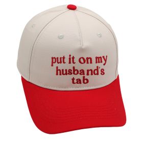 Put It On My Husbands Tab Trucker Embroidery Color Matching Baseball Cap (Option: Redmi-M)