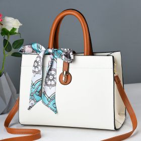Trendy Fashion Women Crossbody Bag - Trend Shoulder Hand Bag Designer Women's Tote Bags Custom Wholesale Large Capacity Handbags (Option: White Rice)