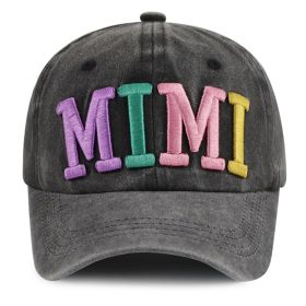 2pcs Funny Mimi Hat For Men Women, Adjustable Embroidered Wash Cotton Baseball Cap (Option: 1pcs)
