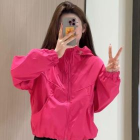 Fashion New Fashionable Jacket Women's Top (Option: Rose red-L)