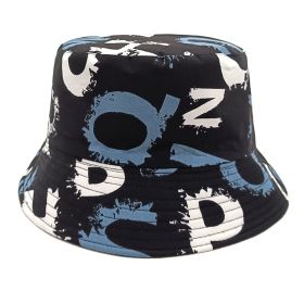 Versatile Couple Double-sided Sun-proof Basin Hat Casual Hat (Option: Black-M)