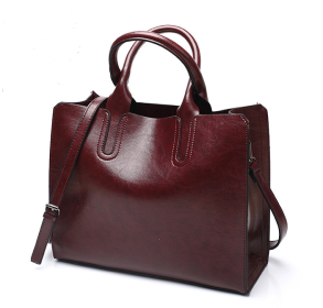 Sofia Spanish Trunk Tote (Option: Wine Red)