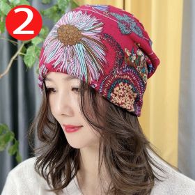 Cold-proof Twisted Hat Riding Fashion Scarf And Hat (Option: No 2-Free Size)