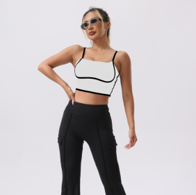 Line Camisole Bra (Option: White-Xl)