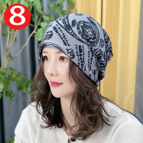 Cold-proof Twisted Hat Riding Fashion Scarf And Hat (Option: No 8-Free Size)